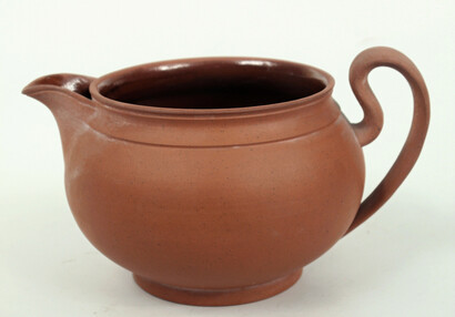 Jug from red-brown earthenware